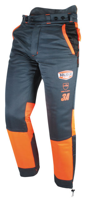 Solidur AUTHENTIC EN381-5 Type A CLASS 3 Chainsaw Trousers AUPA3A<br />Retail Price &pound;125 + VAT