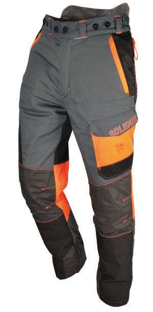 Solidur chainsaw safety trousers and 