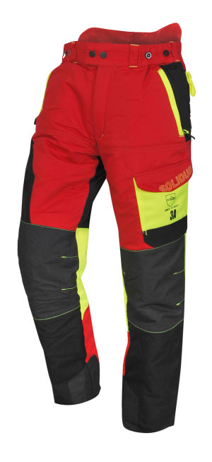 Solidur COMFY EN381-5 Class 3 Type A Chainsaw Trousers              COPA3ARE<br />Retail Price &pound;190.23 + VAT<br />Sizes XS -4XL