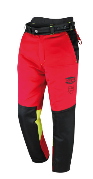 Solidur FELIN Stretch EN381-5 Type A Chainsaw Trousers                    FEPA<br />Retail Price Reg. &pound;93.00+ VAT<br />Sizes XS - 4XL<br />Also available in long / short and Class 3