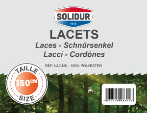 Solidur Boot Laces  LAC150<br />Retail Price &pound;1.70