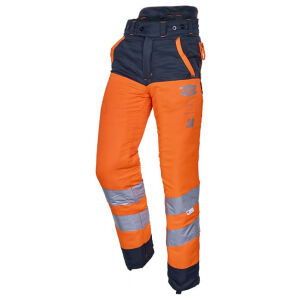 Solidur GLOW Hi Viz Orange Class 3 Type A Chainsaw Trousers. HVPA3AOR <br />Retail Price &pound;129.00 + VAT<br />Sizes XS - 3XL